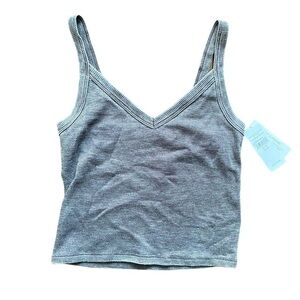 American Eagle Outfitters Gray v-Neck Tank Size XS NWT